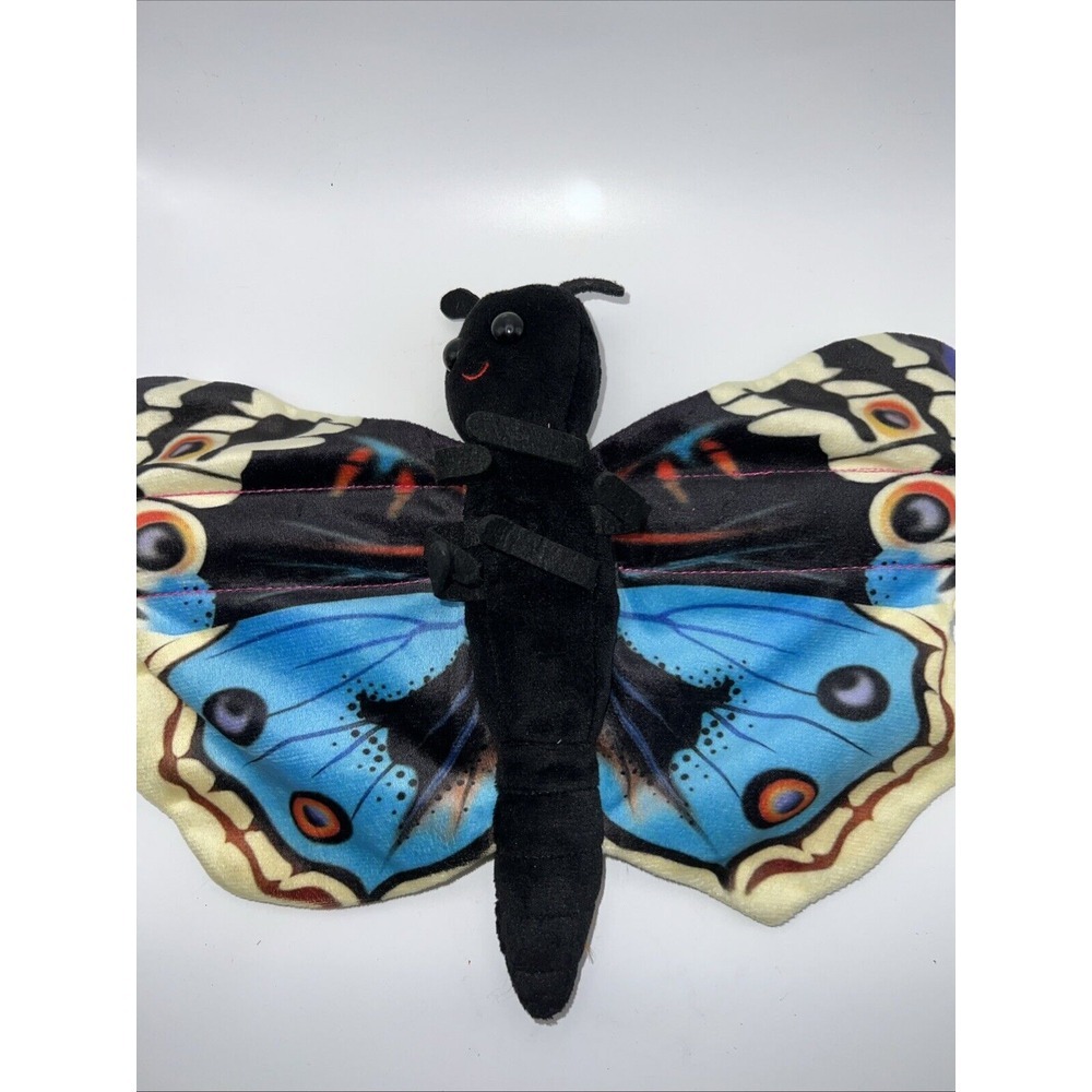 Wild Republic Huggers Butterfly Plush Toy, Slap Bracelet, 8" Beautiful!‎